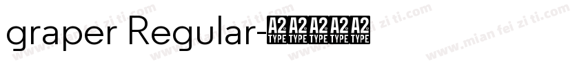 graper Regular字体转换